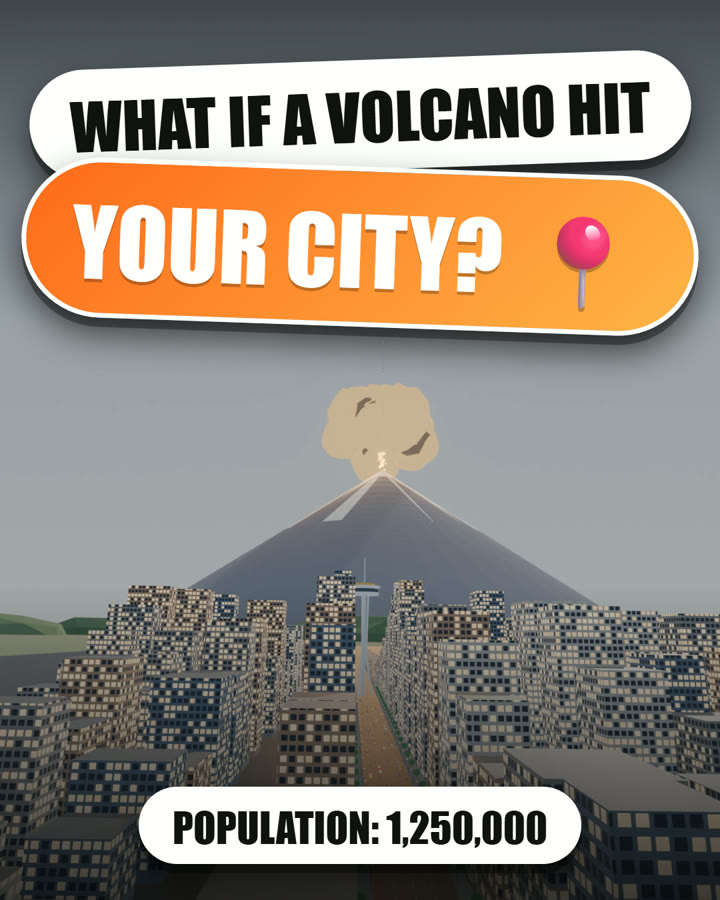 Example: What if a volcano hit your city?